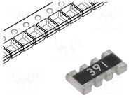 Resistor network: Y; SMD; R: 390Ω; ±5%; 62.5mW; No.of resistors: 4 ROYALOHM