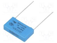 Capacitor: polypropylene; X1; PHE845; 10nF; 26x6.5x14.5mm; THT KEMET