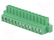 Pluggable terminal block; 5.08mm; ways: 12; straight; plug; female PHOENIX CONTACT