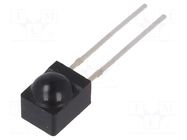 PIN photodiode; THT; 950nm; 870÷1050nm; 120°; convex; black VISHAY