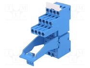 Socket; PIN: 14; 10A; 250VAC; 55.32,55.34,85.04; screw terminals FINDER