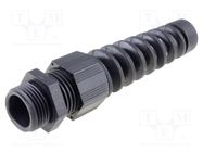 Cable gland; with strain relief; M20; 1.5; IP68; polyamide; black HELUKABEL