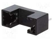 Fuse holder; cylindrical fuses; 5x20mm; 6A; Pitch: 21.4mm; black PROFFUSE