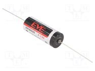 Battery: lithium; 18505; 3.6V; 3800mAh; non-rechargeable; axial EVE BATTERY