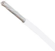 HOOK UP WIRE,100FT,16AWG,COPPER,PPO,WHITE