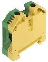TERMINAL BLOCK, DIN, EARTH, 2 POSITION, 12-2AWG