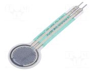 Sensor: pressure; Range: 0,2÷100N; 15.23x51.65x0.34mm; 1mA IEE