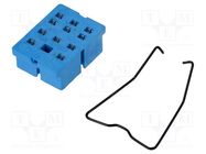 Socket; PIN: 11; 10A; 250VAC; PCB; for PCB; -40÷70°C; 55.33 FINDER
