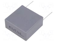 Capacitor: polypropylene; X1; R47 X1; 2.2uF; 1000VDC; 440VAC; THT KEMET