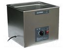 Ultrasonic washer; 300x280x120mm; 40kHz; 50÷55°C; 230VAC; Plug: EU ULTRON