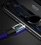 Baseus Yiven fabric braided cable USB / Lightning 1.8M black (CALYW-A01), Baseus