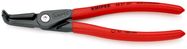 KNIPEX 48 21 J31 SB Precision Circlip Pliers for internal circlips in bore holes with non-slip plastic coating grey atramentized 210 mm (self-service card/blister)