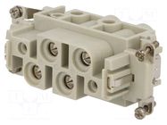Connector: HDC; contact insert; female; EPIC® K; PIN: 4; 80A; 830V LAPP