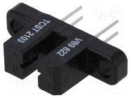 Sensor: optocoupler; through-beam (with slot); Slot width: 3.1mm 