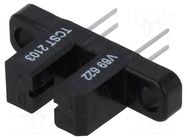 Sensor: optocoupler; through-beam (with slot); Slot width: 3.1mm VISHAY