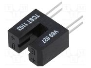 Sensor: optocoupler; through-beam (with slot); Slot width: 3.1mm VISHAY