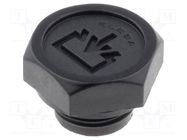 Fill plug; diameter 2 mm side breather hole; Thread: M16; 8÷10Nm ELESA+GANTER
