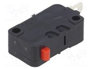 Microswitch SNAP ACTION; 16A/250VAC; 10A/30VDC; without lever OMRON Electronic Components