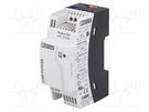 Power supply: switched-mode; for DIN rail; 18W; 24VDC; 0.75A PHOENIX CONTACT