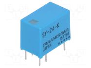 Relay: electromagnetic; SPDT; Ucoil: 24VDC; 2A; 0.5A/120VAC; SY FCL Components