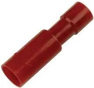 TERMINAL, FEMALE BULLET, 3.9IN CRIMP RED