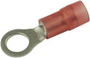 TERMINAL, RING TONGUE, #10, CRIMP, RED