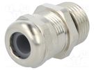 Cable gland; with long thread; NPT1/2"; IP68; brass HUMMEL