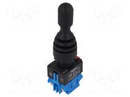 Switch: joystick; 22mm; Stabl.pos: 2; NO x2; black; none; 3A/220VAC ONPOW