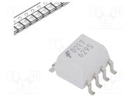 Optocoupler; SMD; Ch: 2; OUT: transistor; 2.5kV; CTR@If: 100%@1mA ONSEMI