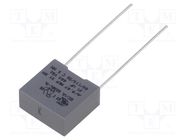 Capacitor: polypropylene; X1; R47 X1; 10nF; 13x6x12mm; THT; ±10% KEMET