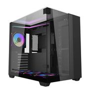 Darkflash TH285 computer case (black) + 4 fans, Darkflash