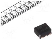 Diode: TVS array; 9.5V; 3A; 100W; unidirectional; SLP1210N6; Ch: 2 SEMTECH