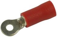 TERMINAL, RING TONGUE, #2, CRIMP, RED