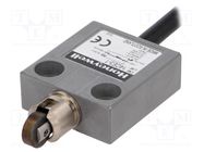 Limit switch; oblong metal roller Ø12,4mm; SPDT; 5A; max.240VAC HONEYWELL