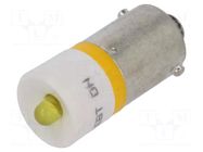 LED lamp; yellow; BA9S; 230VAC CML INNOVATIVE TECHNOLOGIES