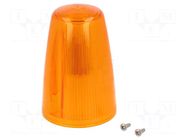 Cloche; orange; X125; IP65; Ø98x167mm MOFLASH SIGNALLING