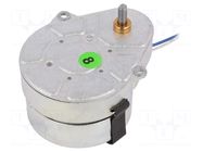 Motor: AC; 1-phase; 3W; 230VAC; 600rpm; 1rpm; 500mNm; IP40; 0.25m CROUZET