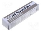 Heat transfer glue; white; Termoglue; 1W/mK; max.200°C; 5÷15min AG TERMOPASTY