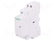 Contactor: 1-pole installation; 16A; 230÷240VAC; NO; IP20; -5÷60°C SCHNEIDER ELECTRIC