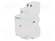 Contactor: 2-pole installation; 25A; 230÷240VAC; NO x2; IP20; 500V SCHNEIDER ELECTRIC