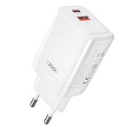 Wall charger XO CE16, 45W, 1x USB-C, 1x USB-A, XO