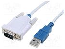 Module: cable integrated; RS232,USB; lead; 5m; D-Sub 9pin,USB A FTDI