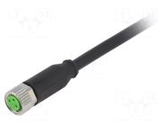 Cable: for sensors/automation; M8; PIN: 3; straight; 10m; plug; 4A MURRELEKTRONIK