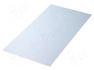 Accessories: front panel; ULTRAMAS; X: 282mm; Z: 147.7mm; aluminium BOPLA