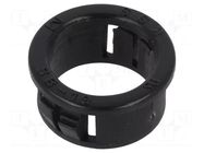 Grommet; Ømount.hole: 19.1mm; Øhole: 15.8mm; black KSS WIRING