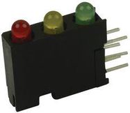 INDICATOR, LED PCB, 3LED, RED/YELLOW/GREEN