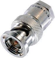 RF/COAXIAL, BNC PLUG, STRAIGHT, 75 OHM, CRIMP