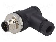 Connector: M12; plug; PIN: 5; male; A code-DeviceNet / CANopen TE Connectivity