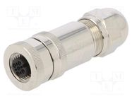 Connector: M12; plug; PIN: 5; female; A code-DeviceNet / CANopen TE Connectivity