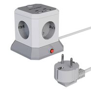 BlitzWolf BW-EC1 4xAC 2xUSB-A 2xUSB-C Extender, BlitzWolf